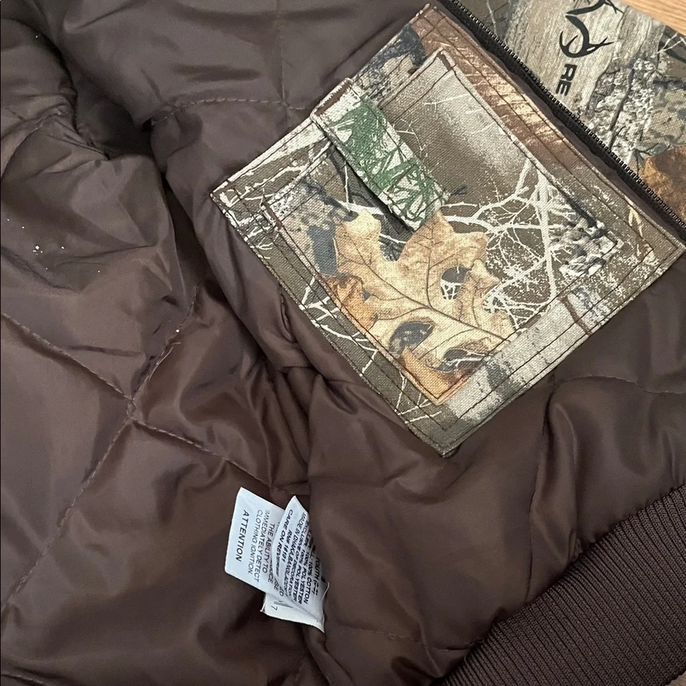 Kids Outdoor Camouflage RealTree Heavy Jacket